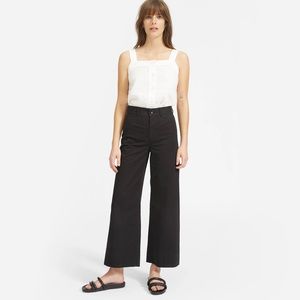 Everlane Black Wide-Leg Pants